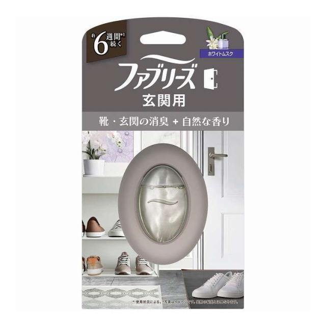 【単品12個セット】 ファブリーズ 玄関用消臭剤プレミアムシリーズ消臭+自然な香りホワイトムスク P&G 7ml(代引不可)【送料無料】