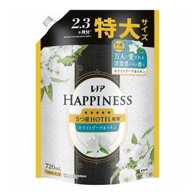 【単品14個セット】 レノア ハピネス夢ふわタッチフローラルブーケ&amp;リネンの香り詰替用特大サイズ P&amp;G 720ml(代引不可)【送料無料】