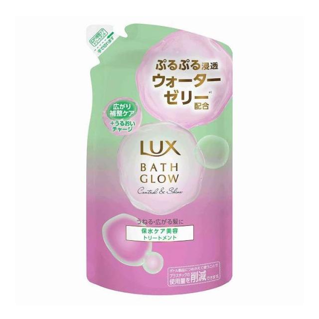 【単品16個セット】 ラックス バスグロウ コントロールアンドシャイン トリートメント つめかえ 用 ユニリーバ 350g(代引不可)【送料無料】