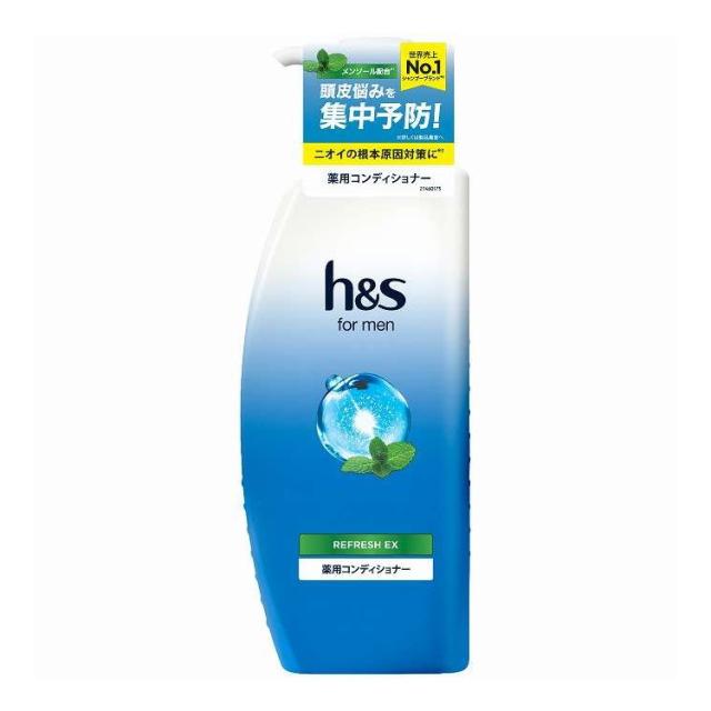 【単品18個セット】 H&amp;S FORMEN リフレッシュ EXコンディショナーポンプ P&amp;G 350g(代引不可)【送料無料】