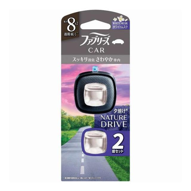 【単品16個セット】 ファブリーズ イージークリップドライブシリーズホワイトムスク P&amp;G 1個(代引不可)【送料無料】