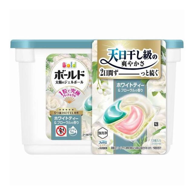 【単品16個セット】 ボールドジェルボール 4D ホワイトティー&amp;フローラルの香り本体 P&amp;G 13個(代引不可)【送料無料】