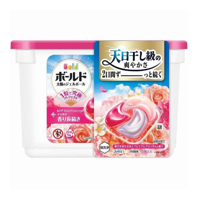 【単品20個セット】 ボールドジェルボール 4D 華やかおひさまとプレミアムブロッサムの香り本体 P&G 14個(代引不可)【送料無料】