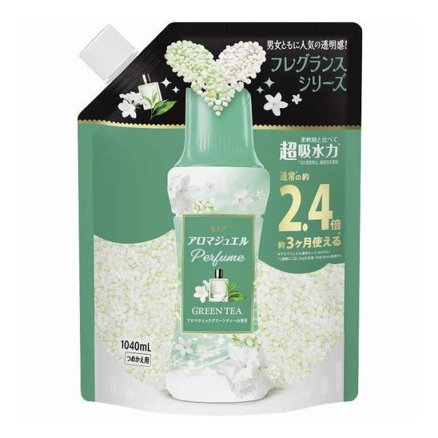 【単品15個セット】 レノア アロマジュエルグリーンティ-の香り つめかえ 用特大サイズ P&G 1040ml(代引不可)【送料無料】