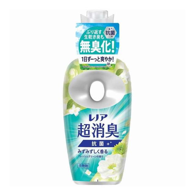 【単品18個セット】 レノア 超消臭みずみずしく香るフレッシュグリーンの香り本体 P&amp;G 475ml(代引不可)【送料無料】
