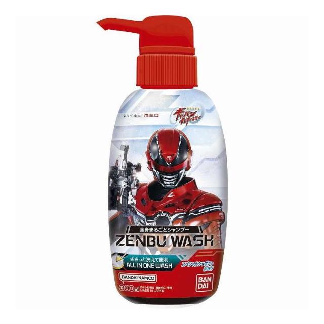 【単品16個セット】 ZENBUWASH PROJECT R. E. D. バンダイ 300ml(代引不可)【送料無料】