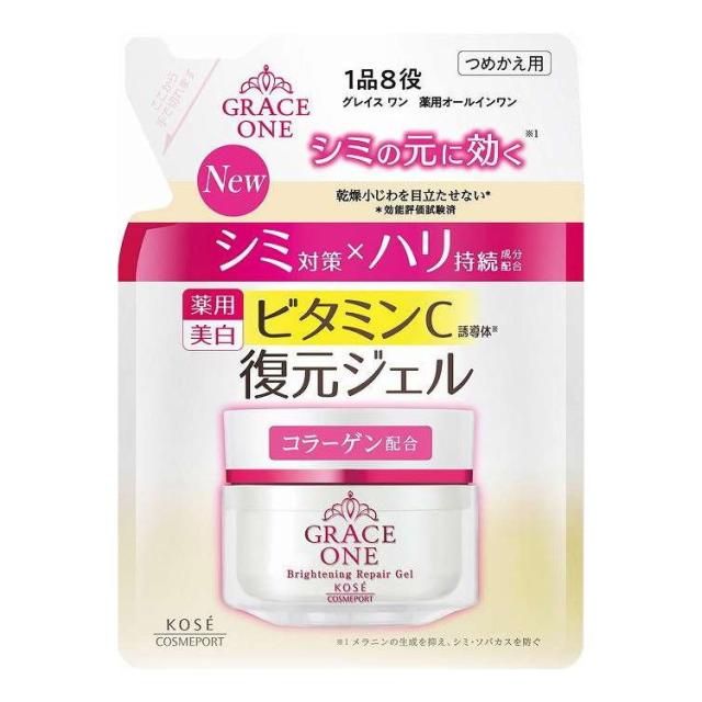 【単品7個仕かける】 グレイス 一 ブライトニング リペアジェル つめかえ コーセーコスメポート 90G(代引不可)【貨物輸送無料】