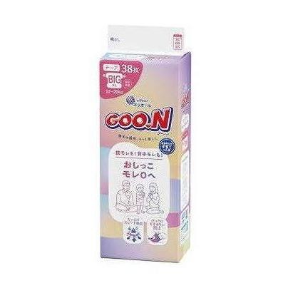 【単品7個セット】 グーン おしっこモレ0へ BIGサイズ 大王製紙 38枚(代引不可)【送料無料】