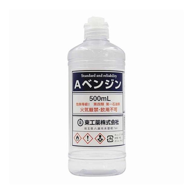 【単品16個セット】 東工薬 Aベンジン丸ポリ 500mL トーヤク 500mL(代引不可)【送料無料】