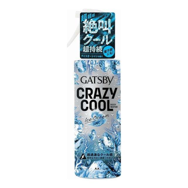 【単品15個セット】 ギャツビー クレイジークール ボディウォーター アイスオーシャン マンダム 150mL(代引不可)【送料無料】