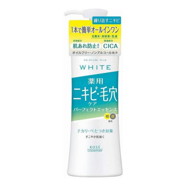 【単品16個セット】 モイスチュアマイルド ホワイト アクネケア パーフェクトエッセンス コーセーコスメポート 230mL(代引不可)【送料無料】