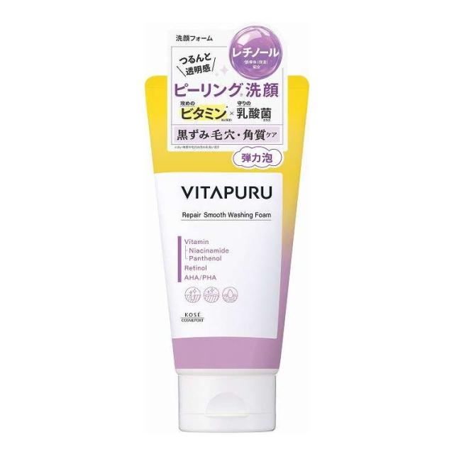 【単品15個仕かける】 ビタプル 取り繕い スムースウォッシングフォーム コーセーコスメポート 130G(代引不可)【貨物輸送無料】