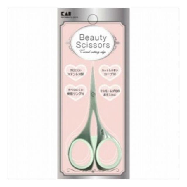 【単品12個セット】貝印 KQ3113オシャレハサミ樹脂リング付(代引不可)【メール便（ゆうパケット）】【送料無料】の通販は 5,190円