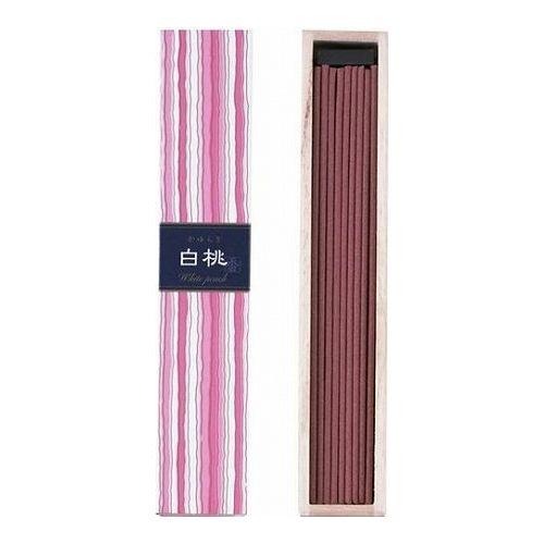 【単品8個セット】 日本香堂 かゆらぎ スティック 白桃40本(代引不可)【メール便（ゆうパケット）】【送料無料】