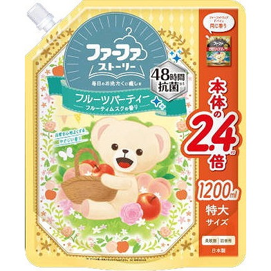 【単品8個セット】 FAストーリー柔軟フルーツパーティー1200ml NSファーファ・ジャパン(株)(代引不可)【送料無料】の通販は