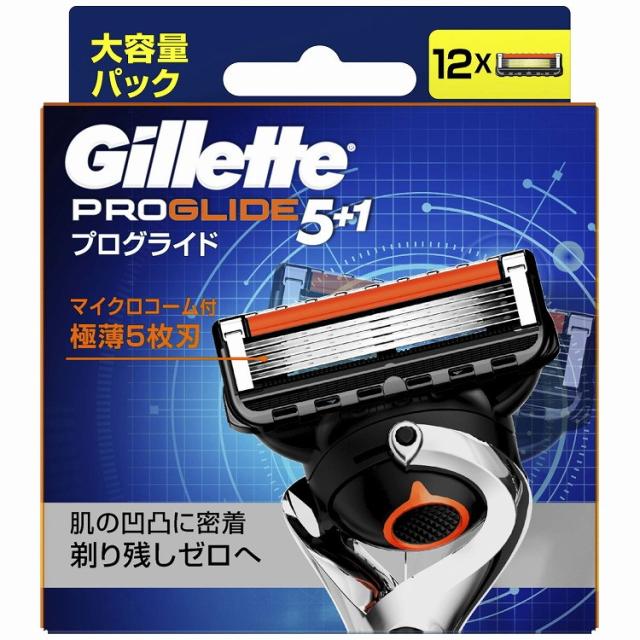 【単品5個セット】 プログライドマニュアル替刃12B P&GJプレミアム(ジレット)(代引不可)【送料無料】の通販は