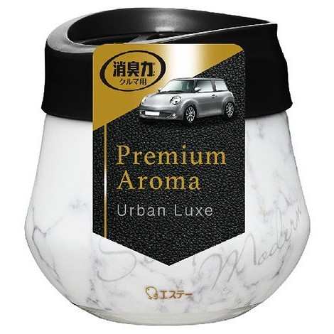 【単品19個セット】クルマの消臭力 Premium Aroma 車用 消臭芳香剤 消臭剤 芳香剤 車 ゲルタイプ アーバンリュクス 90g エステー(代引不