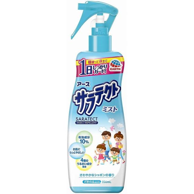 【単品20個セット】サラテクトミスト200ML(2020デザイン) アース製薬(代引不可)【送料無料】の通販は 8,235円