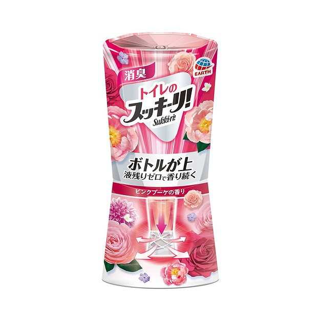 トイレのスッキーリ!Sukki-ri!ピンクブーケの香り 400ml アース製薬(代