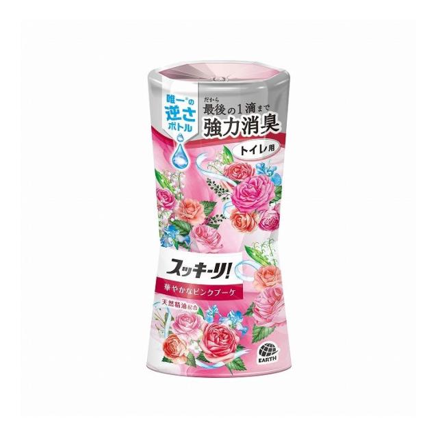 【単品16個セット】トイレのスッキーリ!Sukki-ri!ピンクブーケの香り 400ml アース製薬(代引不可)【送料無料】の通販は
