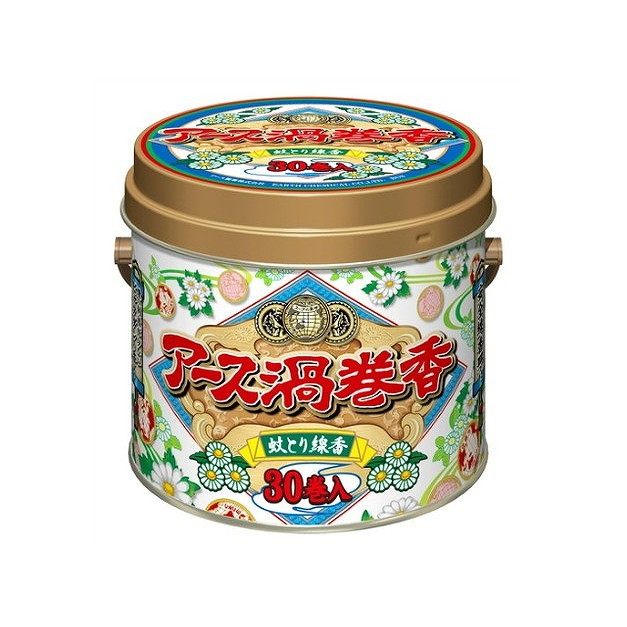 【単品15個セット】アース渦巻香 30巻缶入 アース製薬(代引不可)【送料無料】の通販は 7,411円