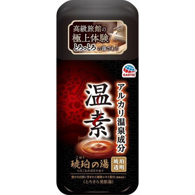 【単品14個セット】温素 琥珀の湯 600G アース製薬(代引不可)【送料無料】の通販は