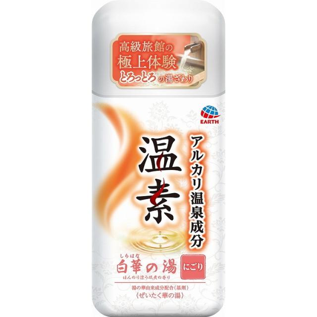 【単品16個セット】温素 白華の湯600G アース製薬(代引不可)【送料無料】