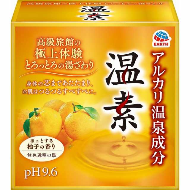 【単品12個セット】温素柚子の香り15包 アース製薬(代引不可)【送料無料】の通販は