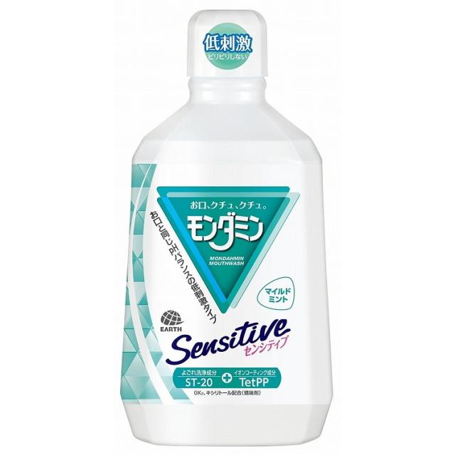 【単品11個セット】モンダミン センシティブ 1080ML アース製薬(代引不可)【送料無料】の通販は 8,532円