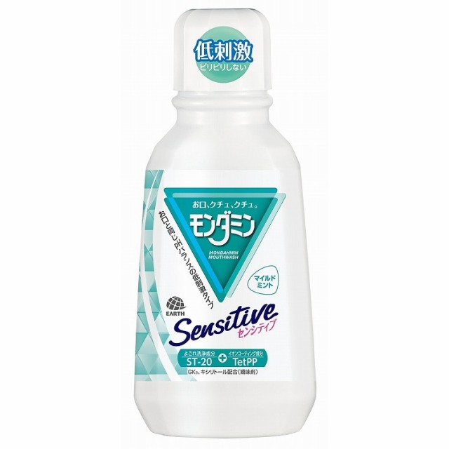 【単品12個セット】モンダミン センシティブ 380ML アース製薬(代引不可)【送料無料】の通販は