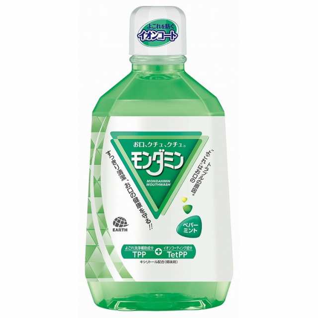 【単品9個セット】モンダミン ペパーミント 1080ML アース製薬(代引不可)【送料無料】