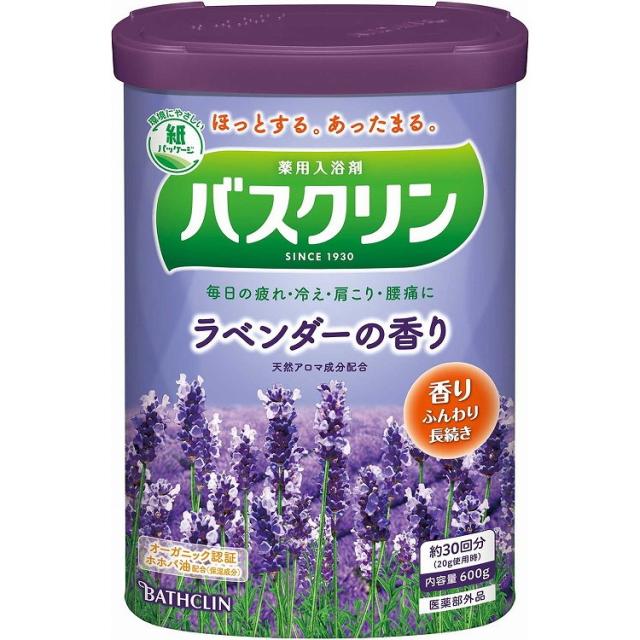 【単品12個仕かける】バスクリン ラベンダーの芳ばしさ 600G バスクリン(代引不可)【貨物輸送無料】