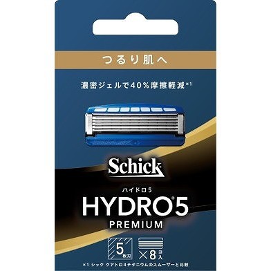 【単品7個セット】ハイドロ5プレミアムつるり肌へ替刃(8コ入) シック・ジャパン(代引不可)【送料無料】の通販は