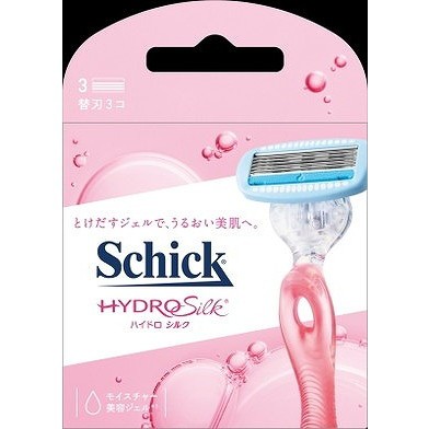 【単品4個セット】ハイドロシルク替刃(3コ入) シック・ジャパン(代引不可)【送料無料】の通販は