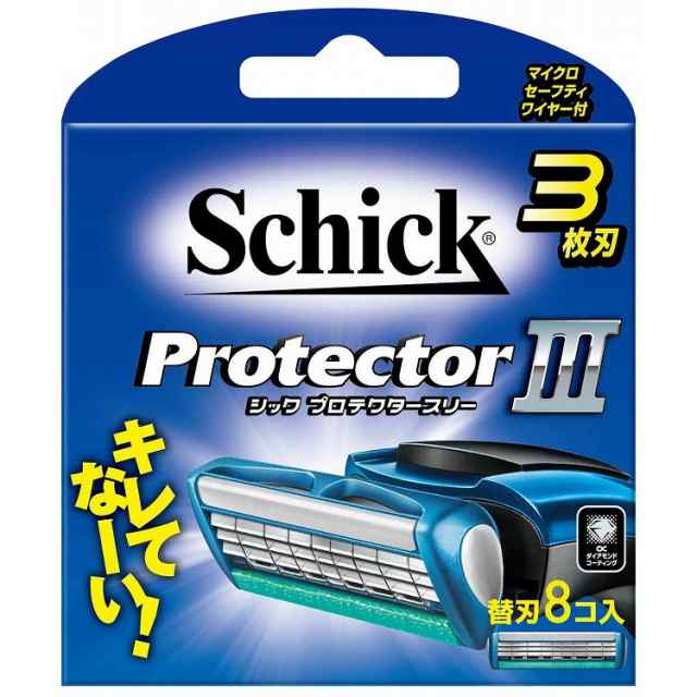 【単品17個セット】プロテクタースリー替刃 8個入 シック・ジャパン(代引不可)【送料無料】の通販は