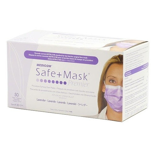 【単品18個セット】セーフマスクプレミアラベンダー50枚 ARメディコムインクアジア(代引不可)【送料無料】