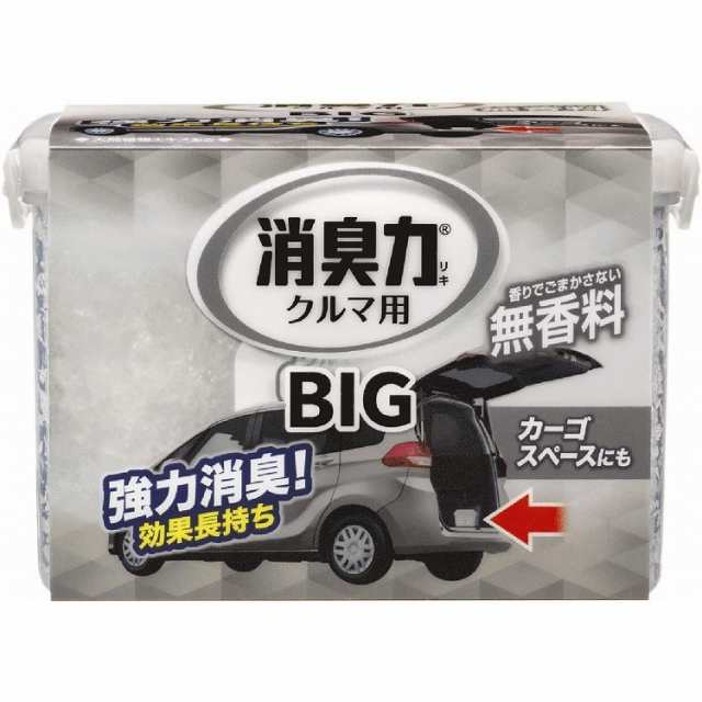【単品13個セット】クルマの消臭力 BIG 900g 車用消臭芳香剤 無香料 エステー(代引不可)【送料無料】の通販は