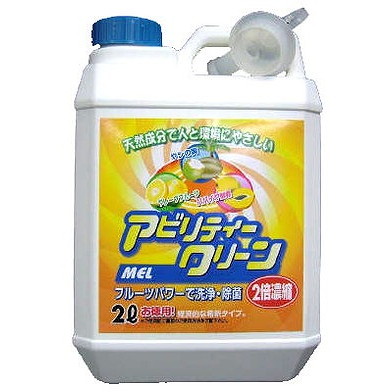 【単品18個セット】アビリティークリーン MEL濃縮液 2L 友和(代引不可)【送料無料】の通販は 38,196円