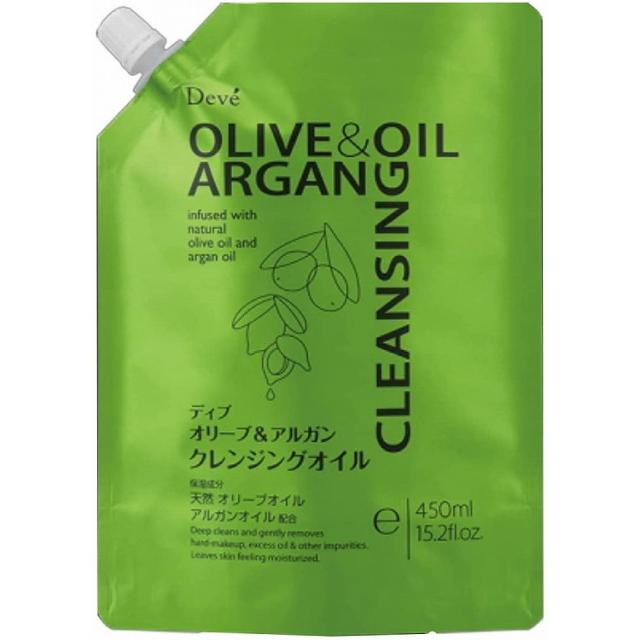 【単品8個セット】ディブ オリーブ&アルガン クレンジングオイル 500ml 熊野油脂(代引不可)【送料無料】 単品8個セット】ディブ オリーブ&アルガン クレンジングオイル 詰替
