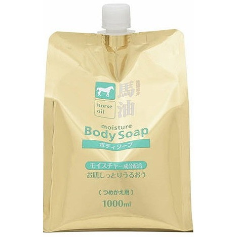 【単品16個セット】馬油ボディソープ1000ML (株)コスメステーシヨン(代引不可)【送料無料】