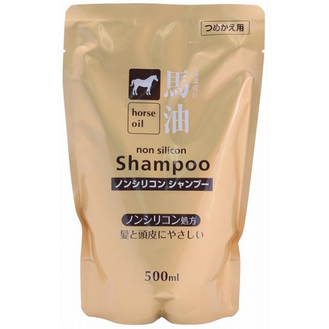 【単品14個セット】馬油シャンプー (株)コスメステーシヨン(代引不可)【送料無料】 単品14個セット】馬油シャンプー詰替500ml (株)コスメステーシヨン(代