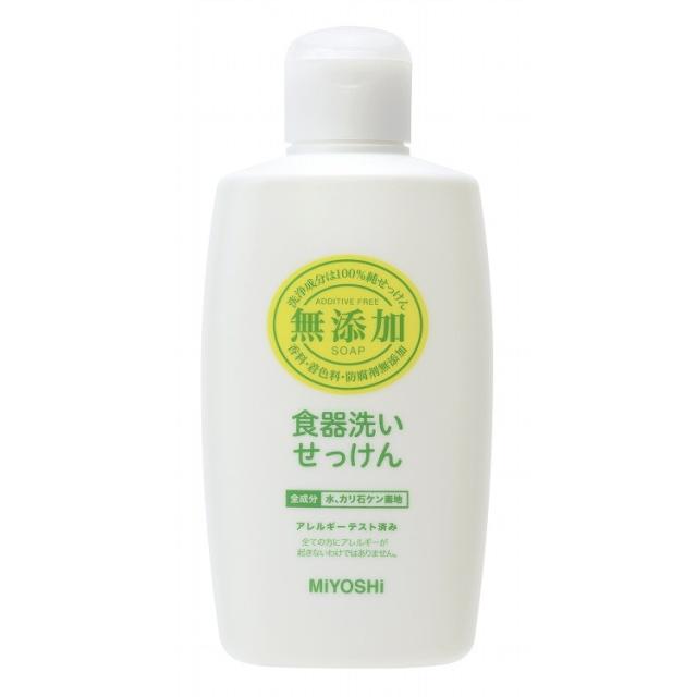 【単品18個セット】無添加食器洗いせっけん 370ml ミヨシ石鹸(代引不可)【送料無料】