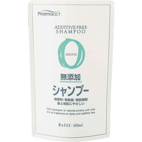 【単品9個セット】ファーマアクト 無添加シャンプー 詰替用 熊野油脂(代引不可)の通販は