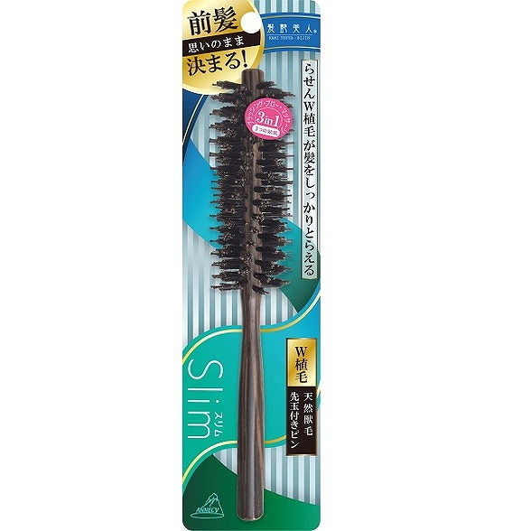 【単品8個セット】獣毛+ナイロン毛スリムロールブラシ (株)アヌシ(代引不可)【送料無料】の通販は 7,057円