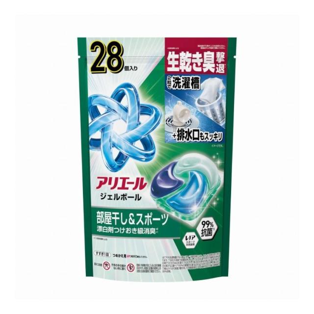 【単品6個セット】アリエールジェルボールプロ部屋干し用つめかえハイパージャンボサイズ P&amp;Gジャパン 28個(代引不可)【送料無料】