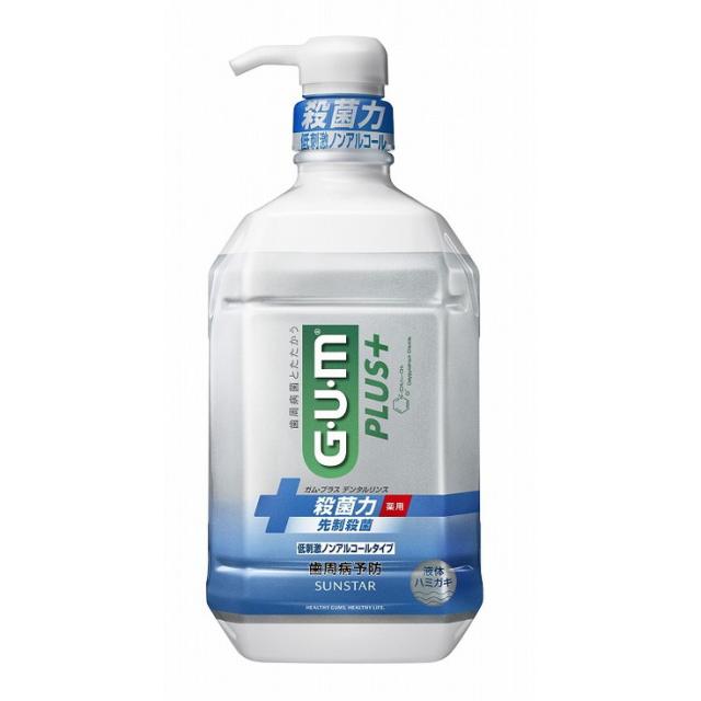 【単品18個セット】ガム・プラスデンタルリンス低刺激ノンアルコールタイプ900ML サンスター(代引不可)【送料無料】の通販は 13,047円