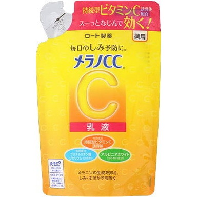 【単品9個仕かける】メラノCC 薬用一毫打つ手美白乳状液 つめかえ用 120mL ロート製薬(代引不可)【貨物輸送無料】