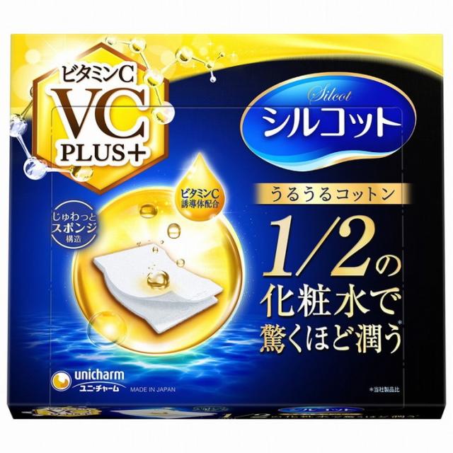 【単品18個セット】シルコットうるうるコットンビタミンC PLUS+40枚 ユニ・チャーム(代引不可)【送料無料】
