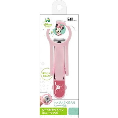 【単品13個セット】ルーペ付きツメキリ(ミニーマウス) KK1488 貝印(美粧)(代引不可)【送料無料】