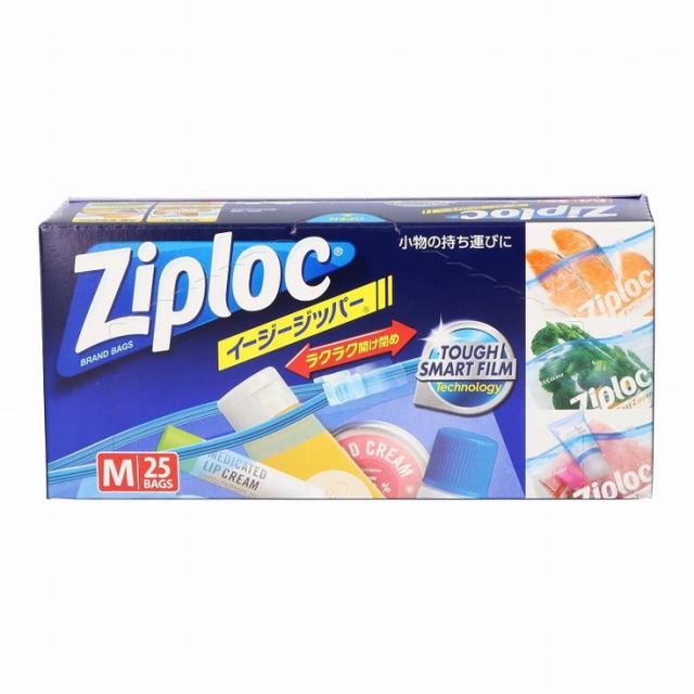 【単品16個セット】ジップロックイージージッパーM大容量品25枚入 旭化成ホームプロダクツ(株)(代引不可)【送料無料】